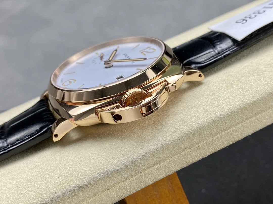 CBD Factory Panerai Luminor Due 42mm White Dial Rose Gold Plated Smooth Bezel (PAM01336) 1:1 Super Clone – DDP.900 Movement ZipUp 361